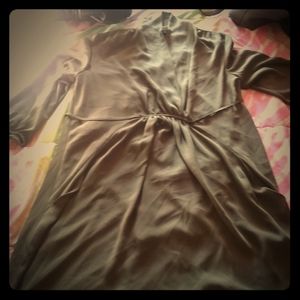 Olive green dress
